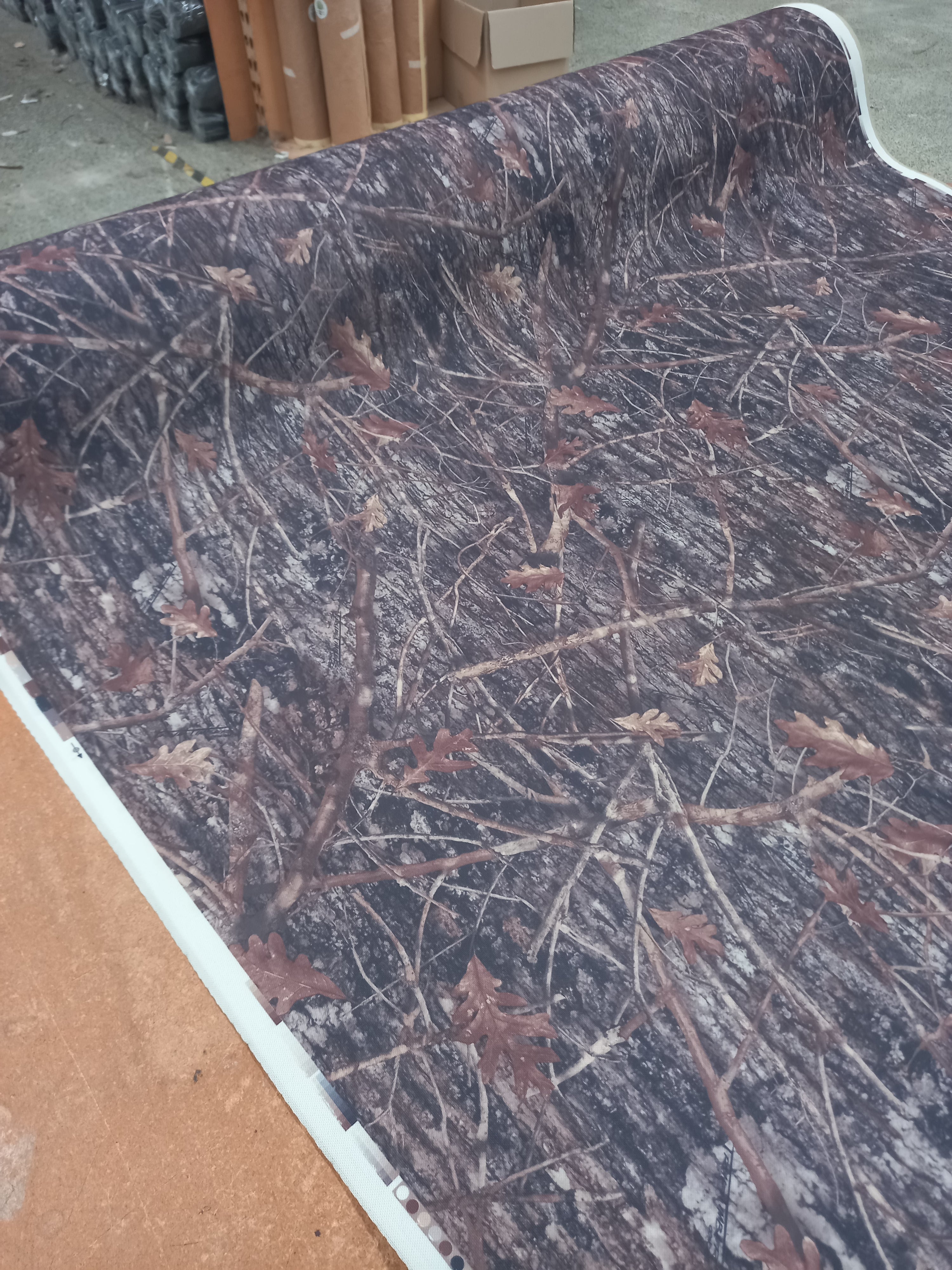 Auto Foambacked car headliner kit Camouflage pattern Horridge fabrics ltd