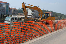 Load image into Gallery viewer, orange safety barrier fence netting
