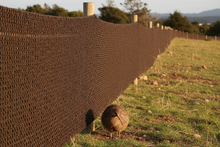 Load image into Gallery viewer, dark brown knitted hdpe netting windbreak 
