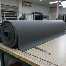 Load image into Gallery viewer, large roll 4mm foamback headliner fabric dark grey, 
