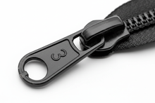 Load image into Gallery viewer, metal black painted zip pull no 3 non lock
