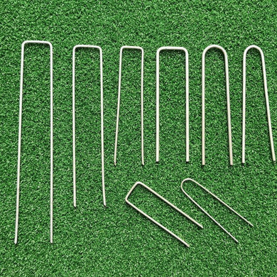 weedmat galvanised steel pins